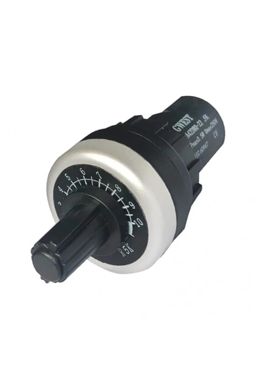 Gwest APT22-5K 22mm 5K Tek Turlu Potansiyometre 220V