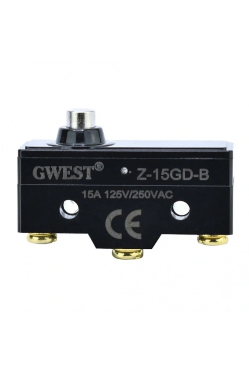 Gwest AZ-15GD-B Kalın Uzun Pimli Mikro Switch 15A 1NO + 1NC