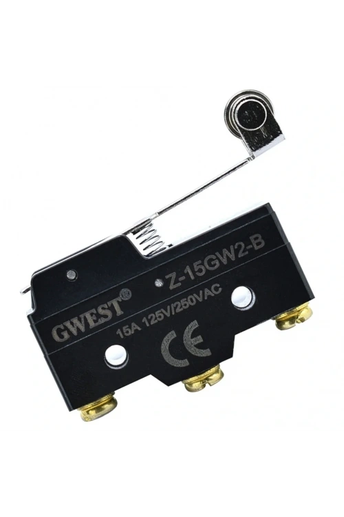 Gwest AZ-15GW2-B Uzun Palet Metal Makaralı Mikro Switch 15A 1NO + 1NC