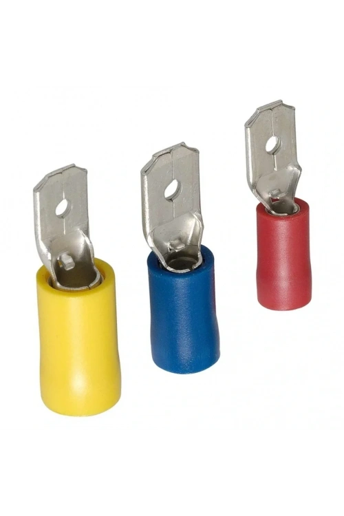 Gwest Erkek Faston Tip Terminal GFE-1638 0.50-1.50mm Kırmızı 200 Adet