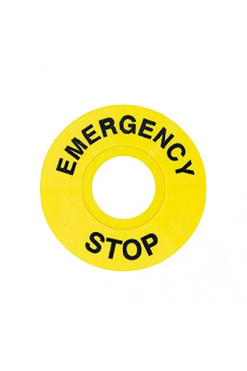 Gwest FD/60 60mm Acil Stop Etiketi