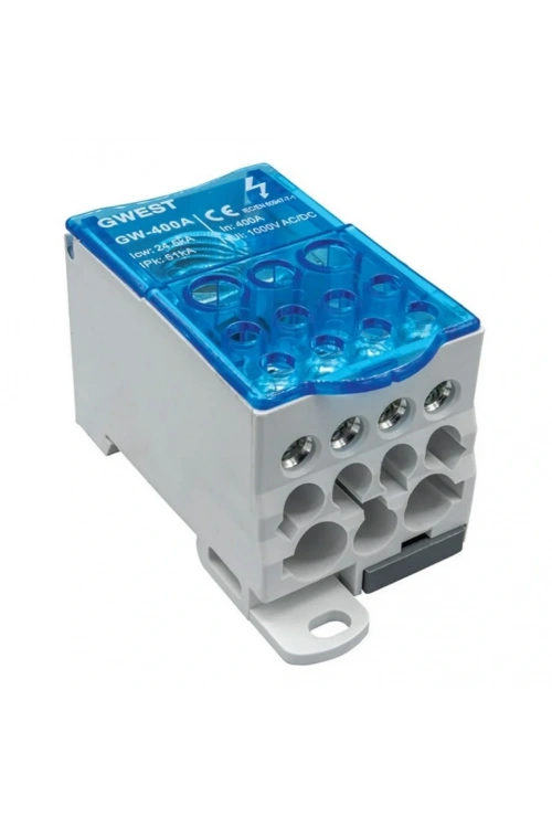 Gwest GW-400A Tek Kutuplu 400A Girişli Dağıtıcı Ünite