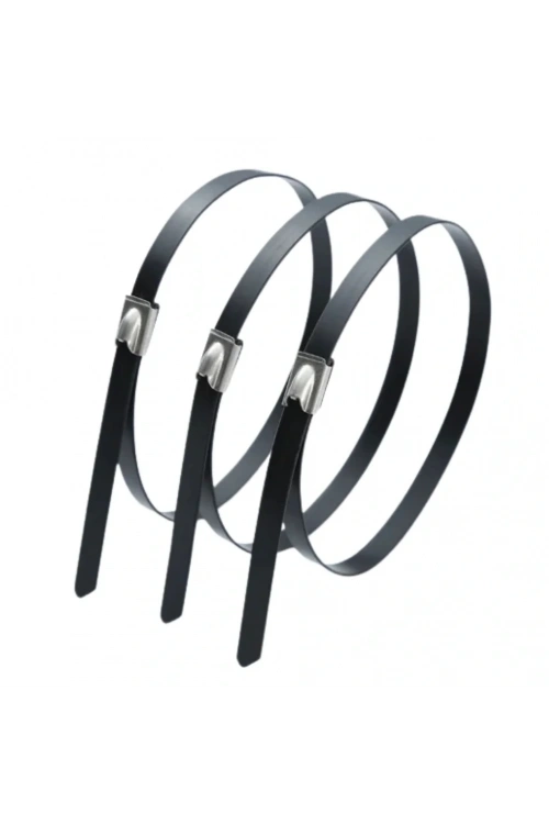 GWEST PVC Kaplı Metal Kablo Bağı PVC MTL 200 HD 200x7,9mm (100 adet)