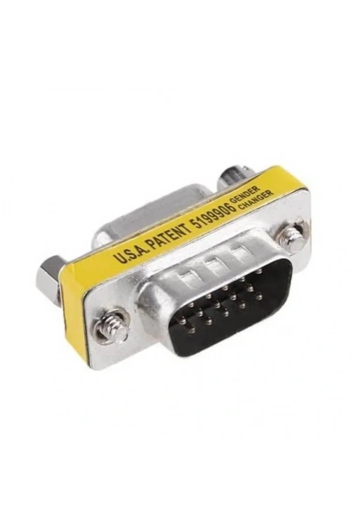 HD15 VGA-VGA Erkek-Dişi (M2F) 15 Pin Çevirici Ara Adaptör