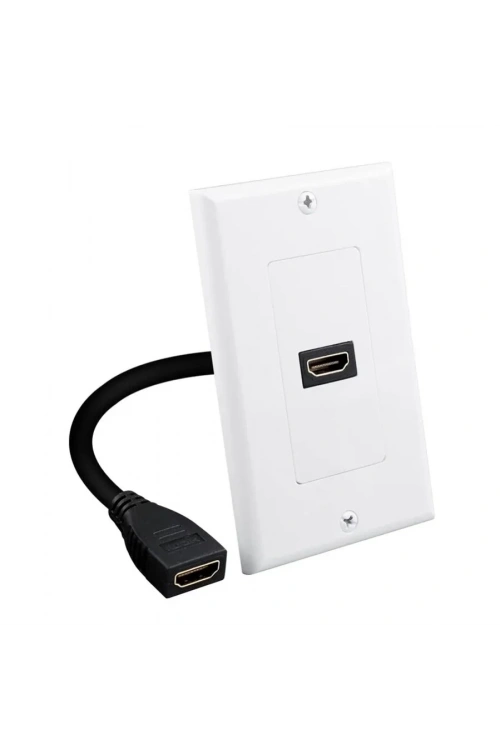 HDMI 2,0 Duvar Tipi Kablolu Konnektör