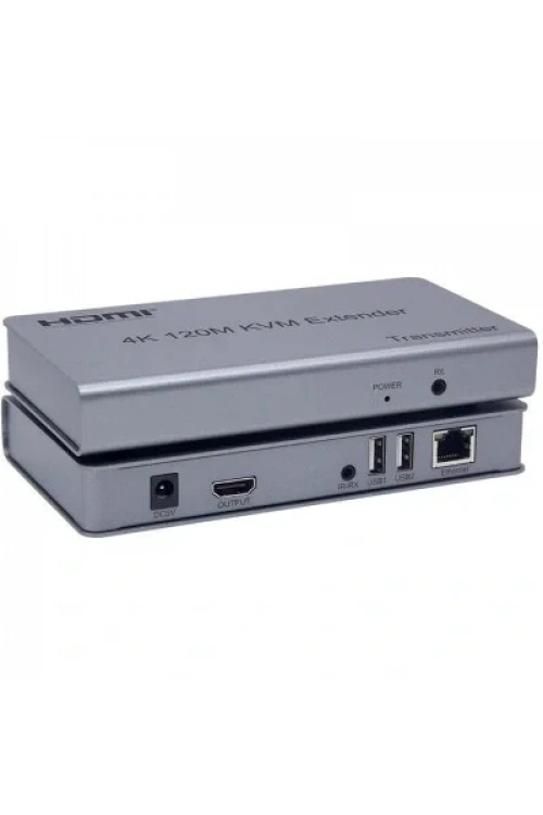 HDMI 4K 120M KVM Extender - HDMI+USB+IR To Cat5E/6