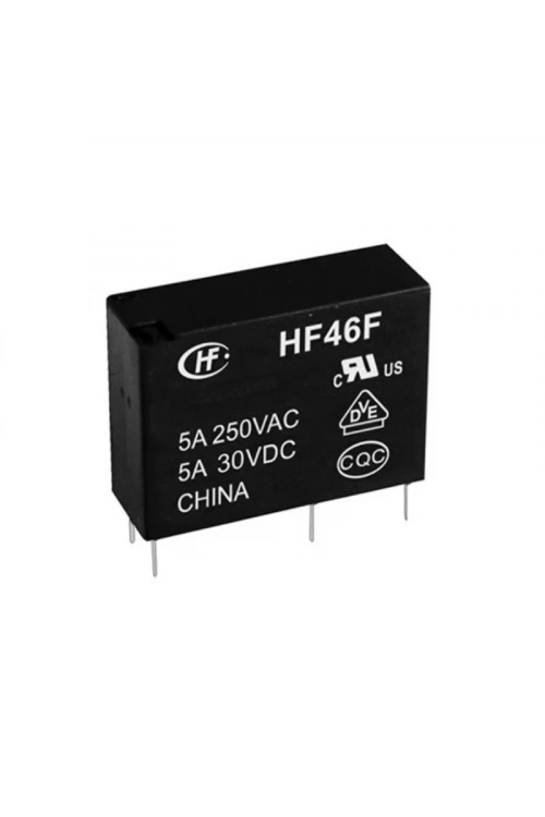HF46F-24-HS1 24V 5A SPST-NO Kombi Rölesi