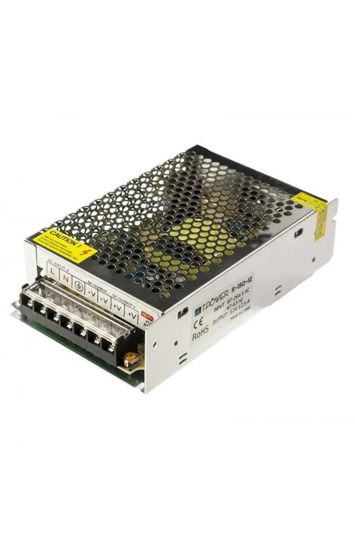 Hightek 12V 12.5A Metal Kasa Adaptör - LED Driver