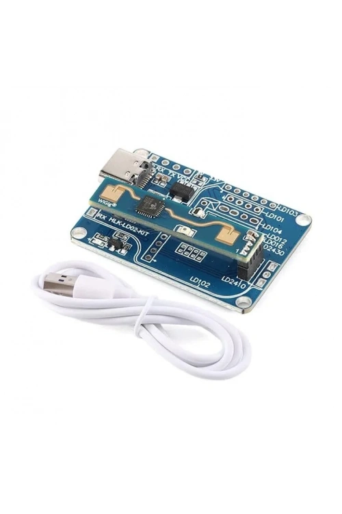 HLK-LD2410B+BLE 24Ghz Radar Hareket Algılama Sensörü Modülü Kiti