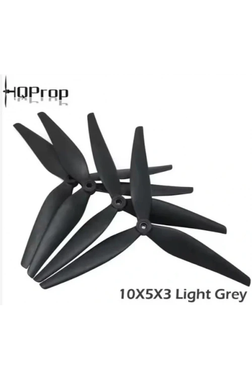 HQProp 10X5X3 1050 3 Bıçak FPV Drone Pervane Çifti