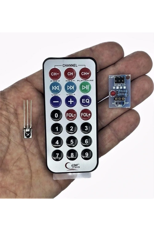 HX1838 IR (Infrared) Uzaktan Kumanda ve Alıcı Kit Modülü