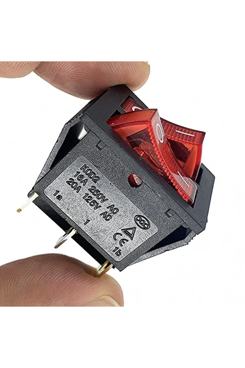 IC-101 İkili Işıklı Anahtar KCD2-2101-A Kalite