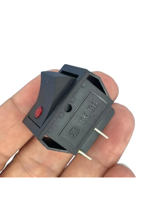 IC-104D 220V Geniş Nokta Işıklı Anahtar ON-OFF