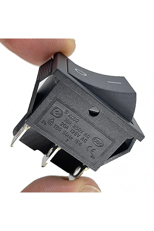 IC-107 Geniş Işıksız Anahtar ON-OFF 6P