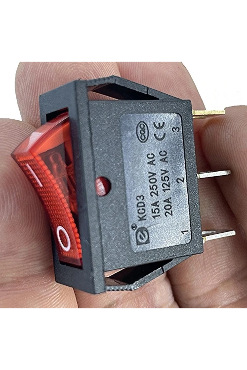 IC-113 Dar Işıklı Anahtar On-Off 3P