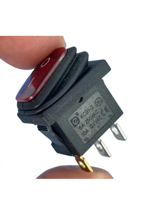 IC-118W Mini Işıklı Körüklü Anahtar 3P