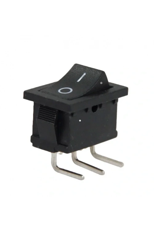 IC-121D Mini Işıksız Anahtar İğne Bacak 90 Derece ON-0FF 3P