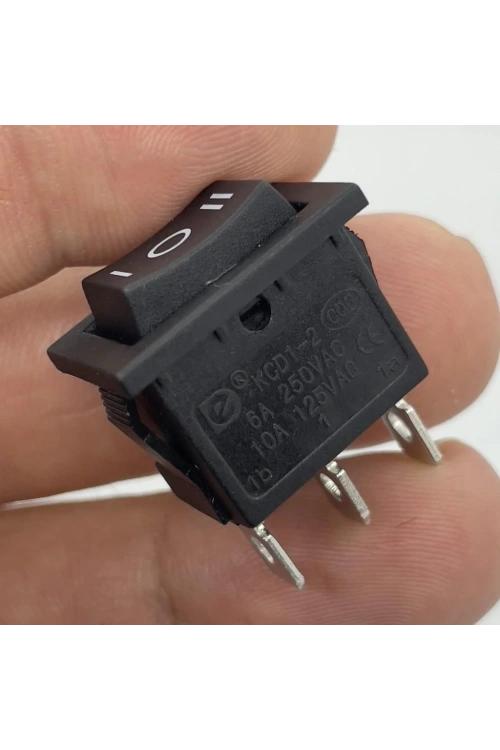 IC-123A Mini Işıksız Yaylı Anahtar Mom-Off-Mom