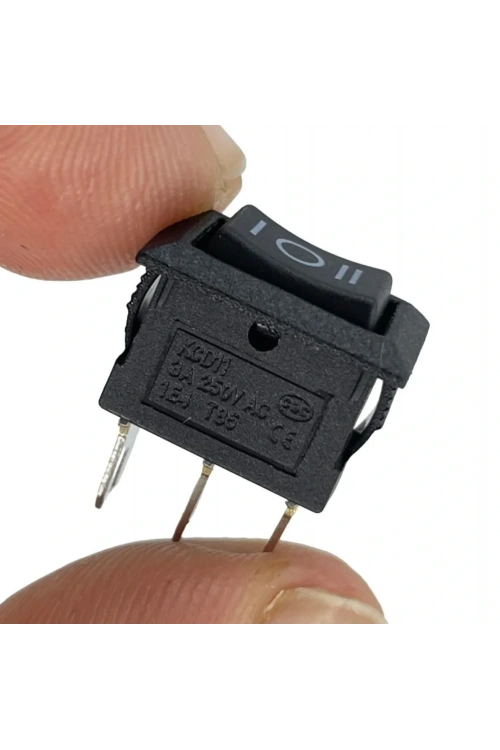 IC-125B-5 Mini Işıksız Anahtar ON-OFF-ON 3P