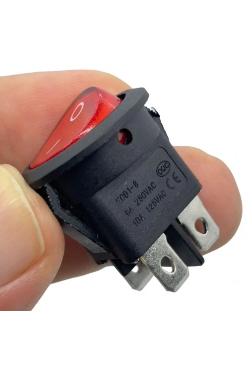 IC-131-4 Yuvarlak Işıklı Anahtar On-Off 4P