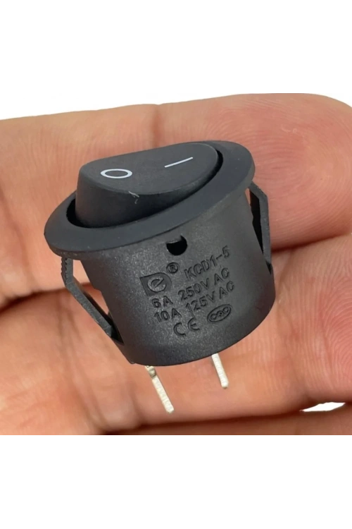IC-133-5 Yuvarlak Işıksız Anahtar On-Off 2P