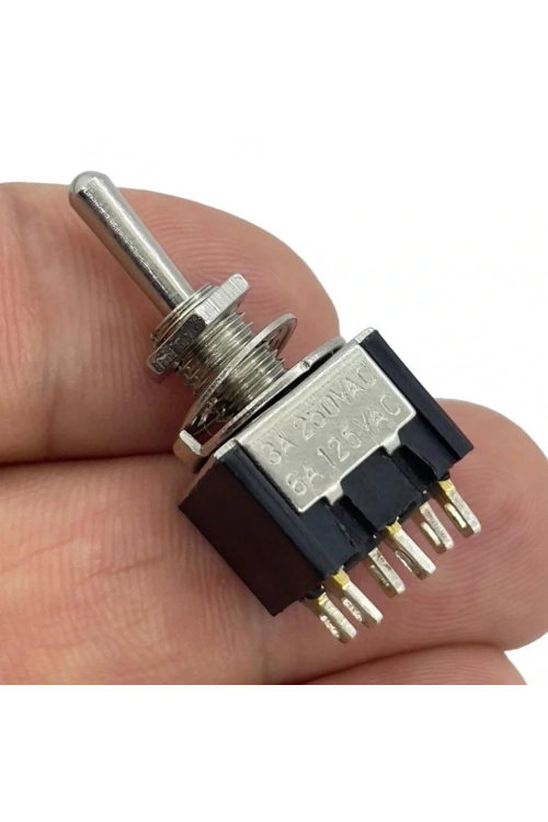 IC-145 Toggle Switch On-Off-On 6mm 6P MTS-203