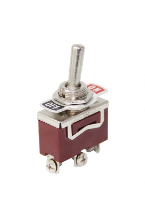 IC-153 Toggle Switch Büyük Boy Vidalı 3P 12mm On-Off-On