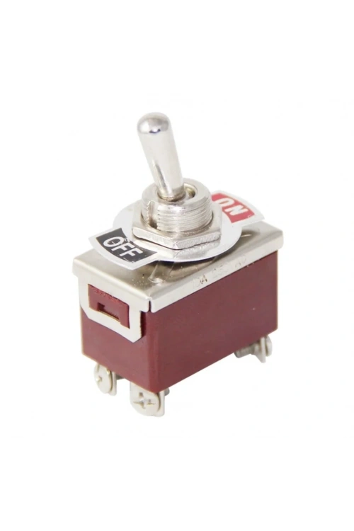IC-156 Toggle Switch Büyük Boy Vidalı 4P 12mm On-Off