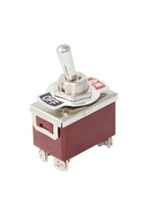 IC-156A Toggle Switch Büyük Boy Yaylı 15A 12mm 4P Vidalı On-Off