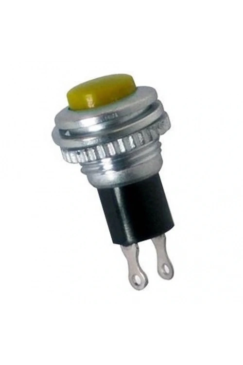 IC-179 Buton Ø10mm DS-316 Sarı