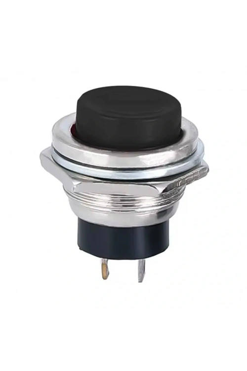 IC-180 Buton 16mm DS-212 Siyah