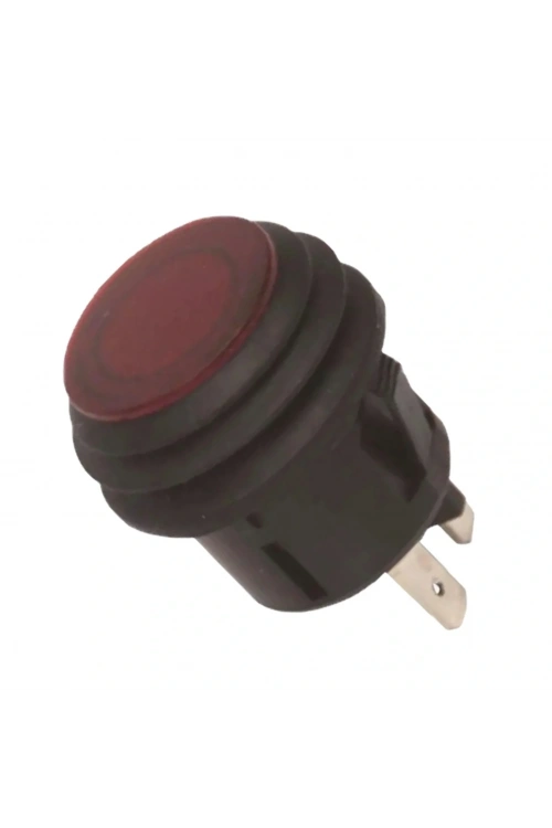 IC-180W Basmalı Yuvarlak Kırmızı Işıklı Kalıcı Körüklü Anahtar 20A 12V ASW-29D