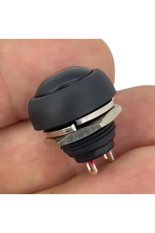 IC-184 Siyah Plastik Push Buton 12mm PBS-33B