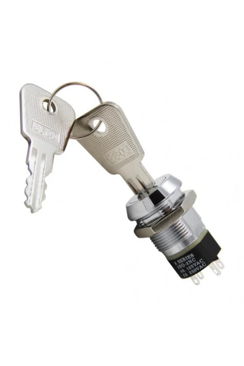 IC-195C Anahtarlı Switch 0-1 Ø19mm K19-02-201