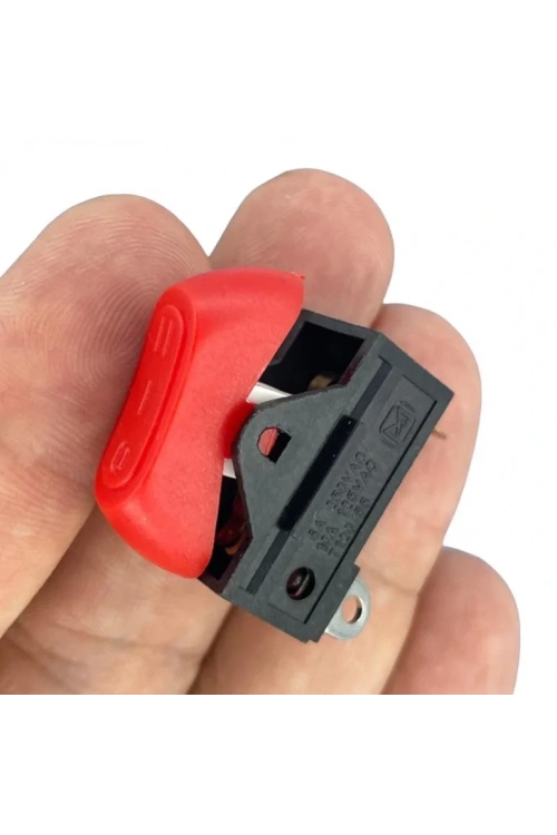 IC-209 Saç Kurutma Makinası Düğmesi Anahtarı 3P 0-1-2 Kırmızı