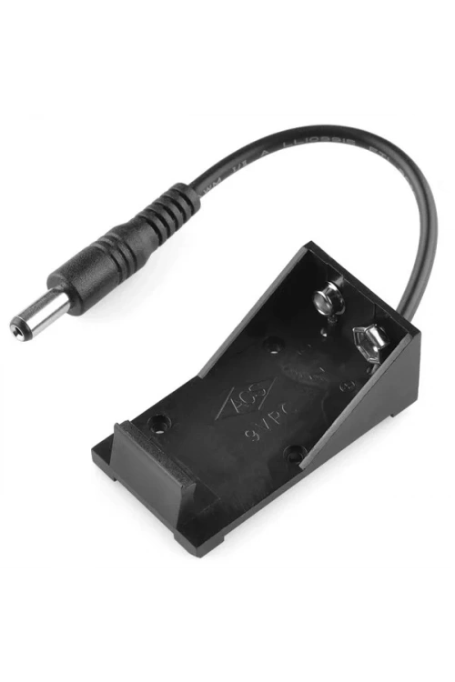 IC-232B 9V Pil Yuvası Pil Yatağı Pil Kutusu 2.1mm Jaklı