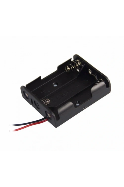 IC-233-2 AA 3Lü Pil Yatağı Pil Yuvası Pil Kutusu