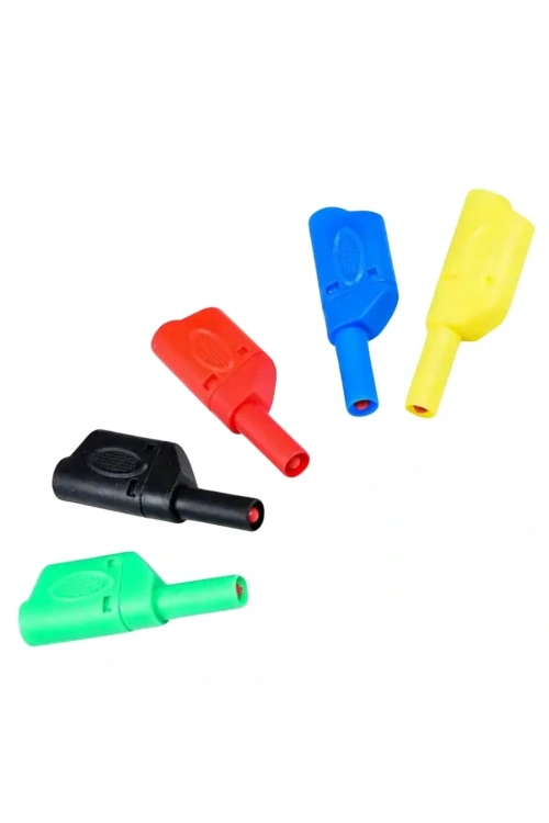 IC-238E Banana Jak Korumalı Uç 4mm CX-2074 Siyah