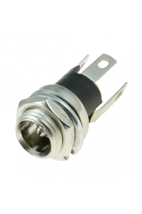 IC-258A DC Jak Üstten Somunlu 2.1mm Ø8mm