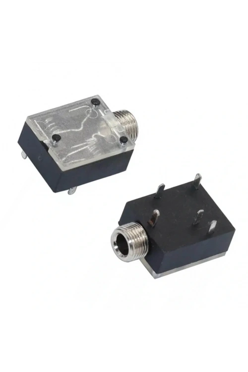 IC-259 Stereo Şase 3.5mm Jak Konnektör Somunlu