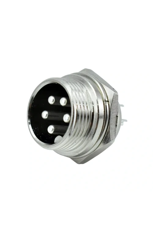 IC-261M 12mm Mayk Erkek Fiş Şase 5P Konnektör