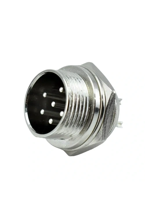 IC-261M 12mm Mayk Erkek Fiş Şase 6P Konnektör