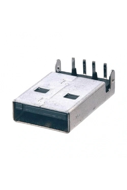 IC-264 USB Şase A Tip 90° Erkek Konnektör