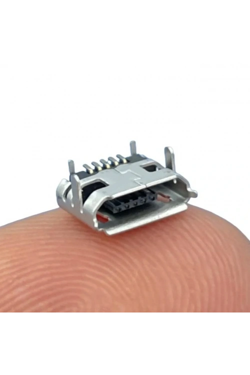 IC-266A-1 Micro USB Konnektör Mikro USB Soket 4 Şase 5 Pin