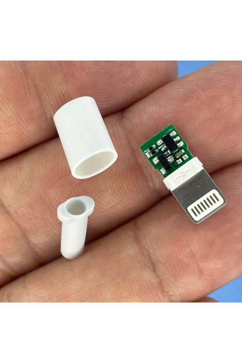 IC-266B-2 Erkek iphone Lightning Şarj Soketi Kablo Tipi Konnektör Seti
