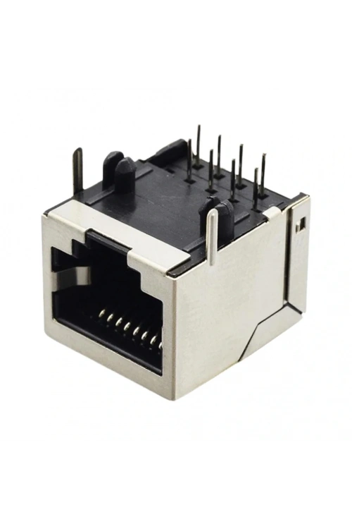 IC-266H-5 RJ45 Şase PCB Ucu 90° RJ45 Konektör