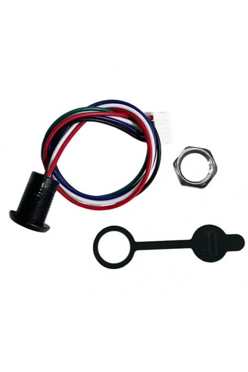 IC-266T-2 Pano Tip Type-C Şase Dişi Soket 5P ( Şarj + Data )