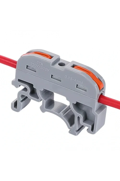 IC-272A Ray Tipi Hızlı Bağlantı Klemensi Konektörü 0.08-4mm2 CH-221