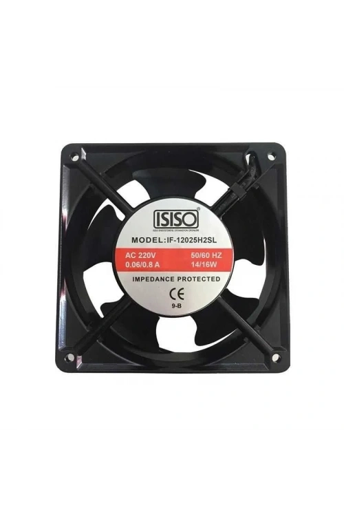 IF-12025H2SL 220VAC Metal Fan 120x120x25mm