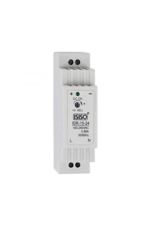 IHDR-15-24 - 15W 24VDC 0.7A Raya Montajlı Güç Kaynağı